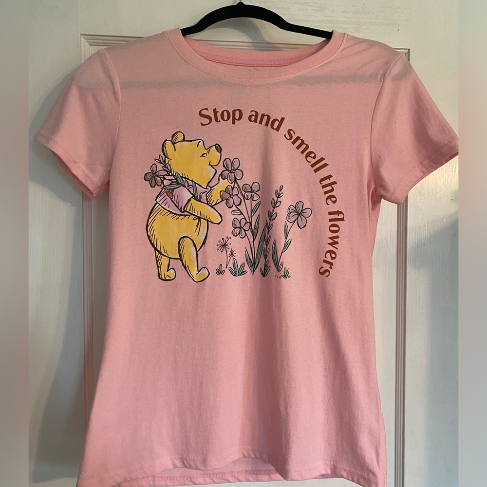 Disney Winnie the Pooh Pink T-Shirt; size: Medium - Picture 6 of 6